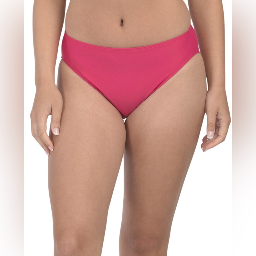 Summersalt High Waisted Bikini Bottom Size 22 Bright Pink Sustainable Swim NEW